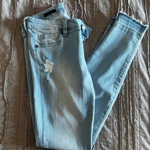 Kut from the kloth light wash skinny jeans